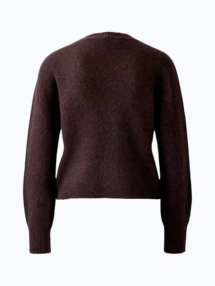 Oui Knitted Jumper Chocolate
