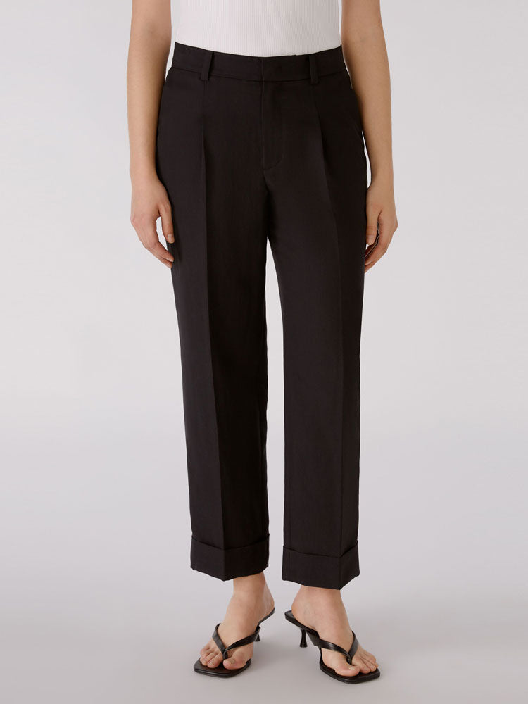 Oui Trousers Black Renee's - Main Image