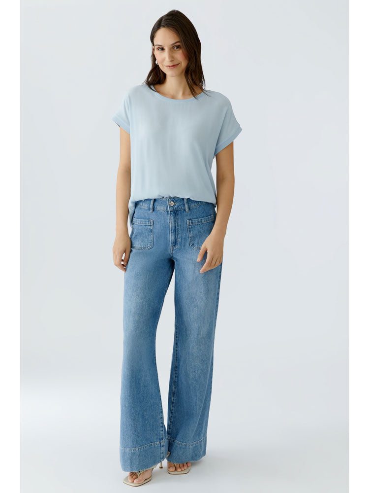 Oui AYANO Blouse Celestial Blue