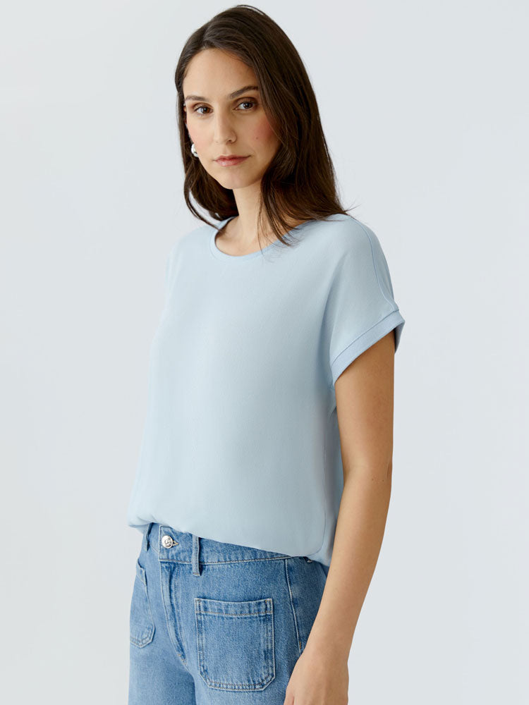 Oui AYANO Blouse Celestial Blue