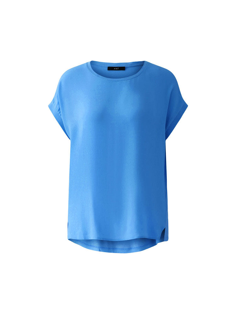 Oui Ayano Blouse Radiant Blue