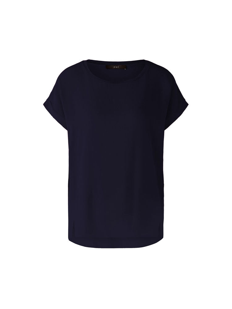 Oui Ayano Blouse Dark Blue