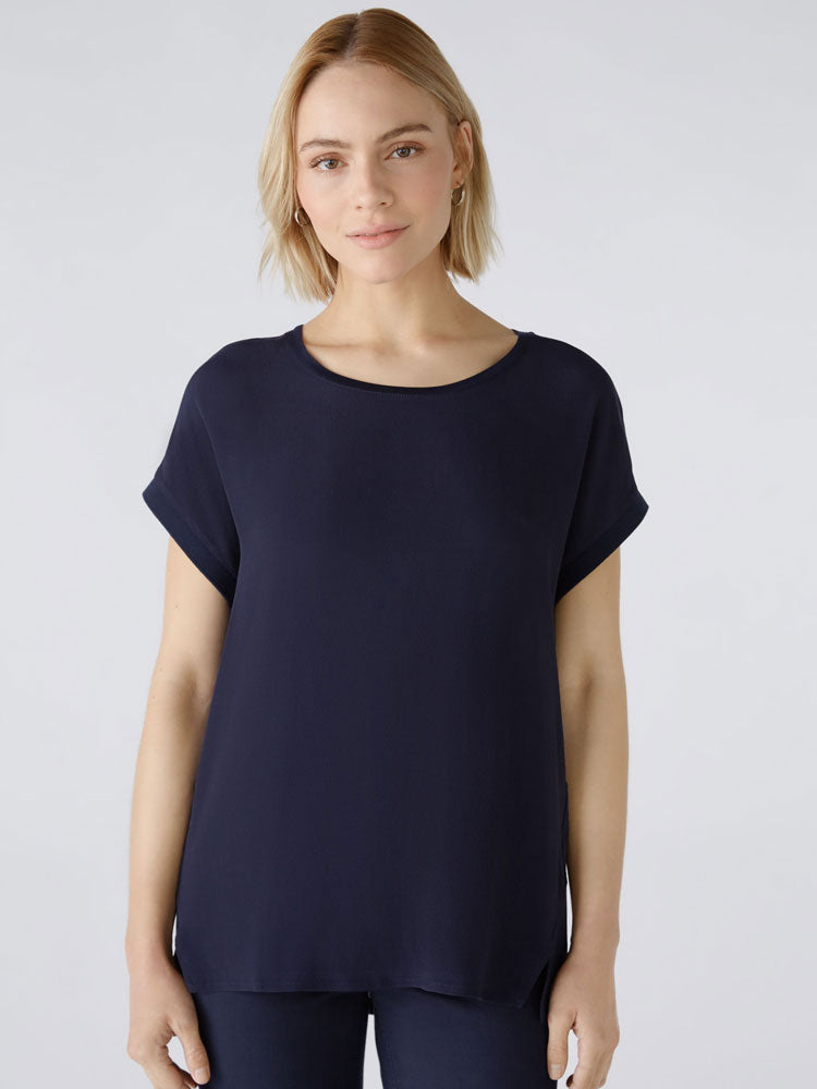 Oui Ayano Blouse Dark Blue