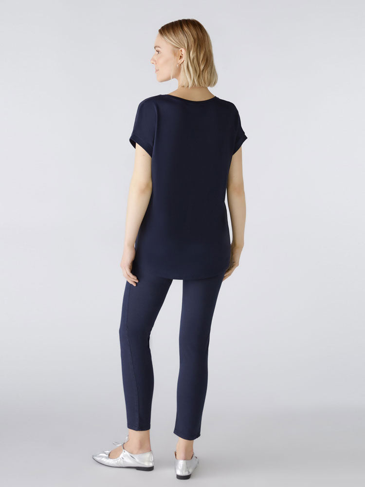 Oui Ayano Blouse Dark Blue