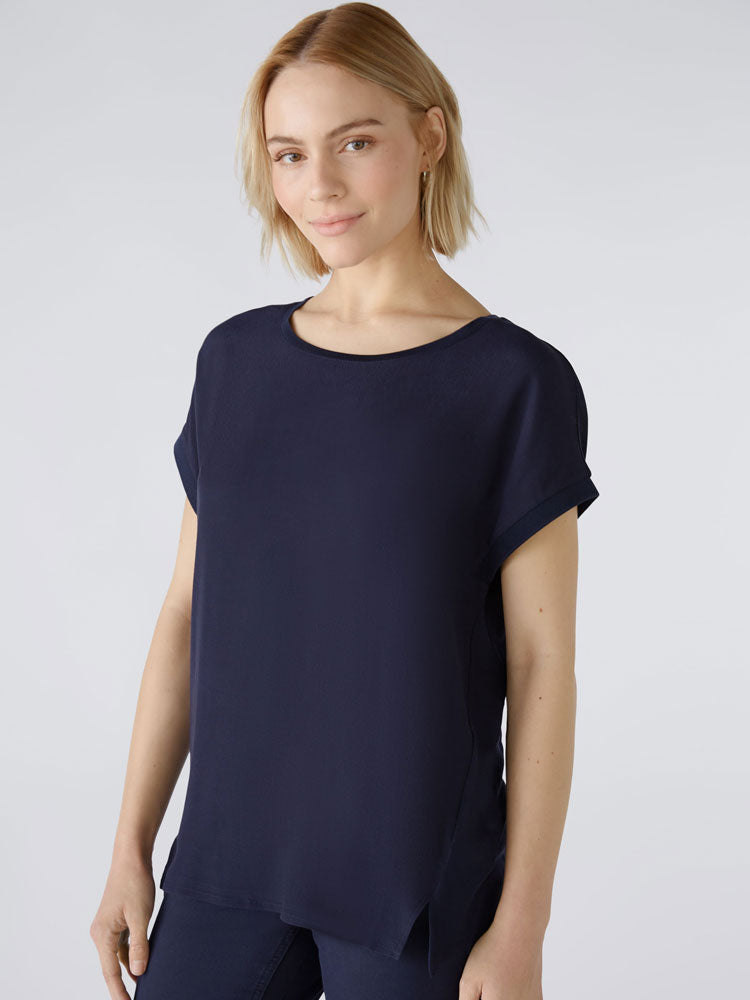 Oui Ayano Blouse Dark Blue