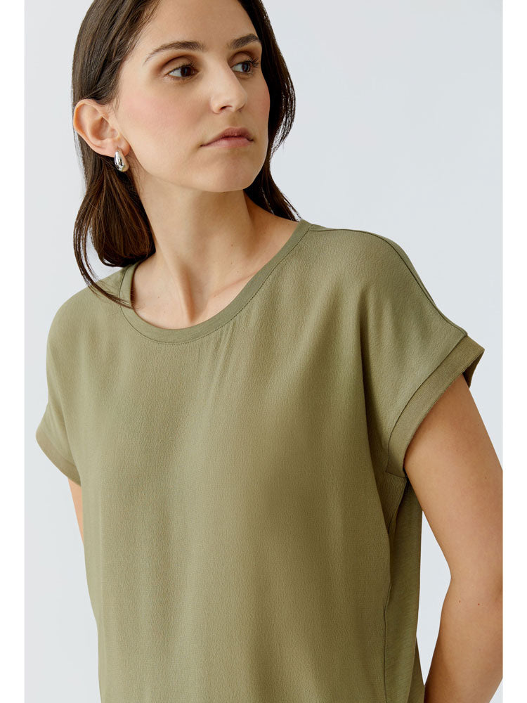 Oui AYANO Blouse Green Garden