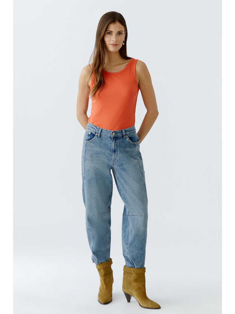 Oui Vest Top Blood Orange