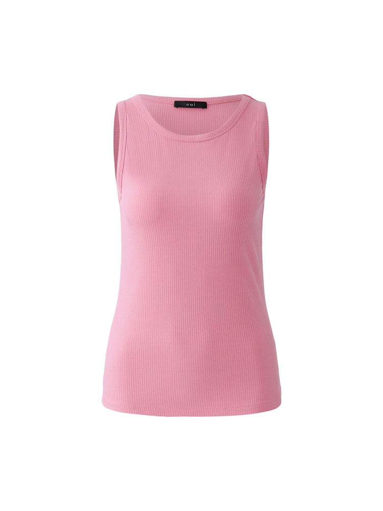 Oui Vest Top Aurora Pink