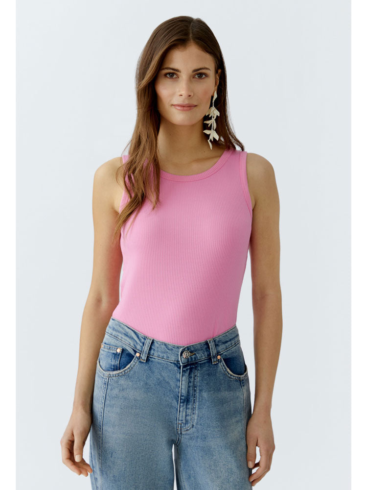 Oui Vest Top Aurora Pink