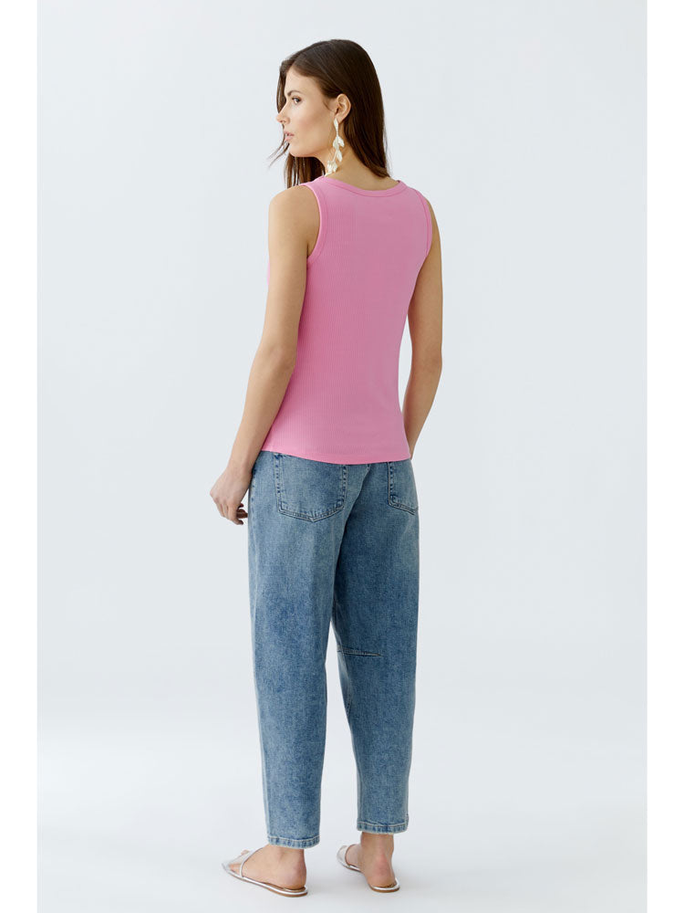 Oui Vest Top Aurora Pink