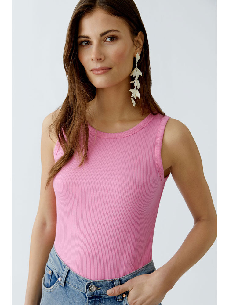 Oui Vest Top Aurora Pink