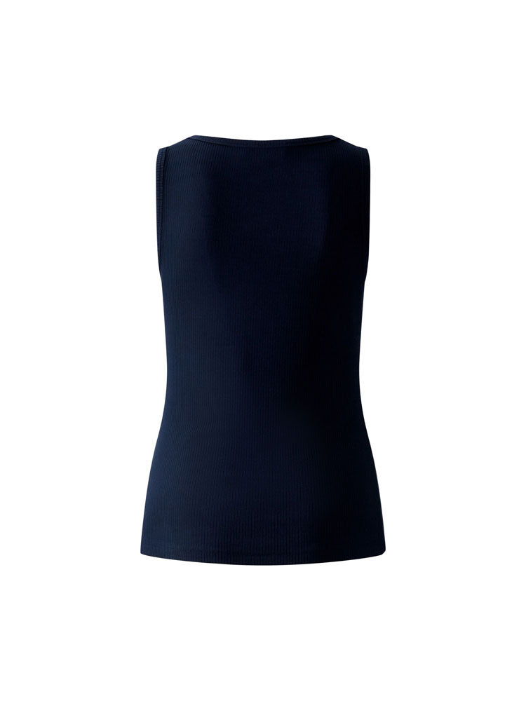 Oui Filiz Tank Top Dark Blue