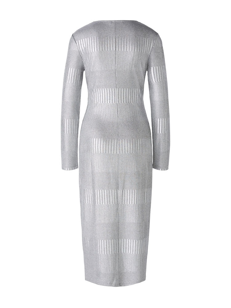 Oui Dress Silver Gunmetal