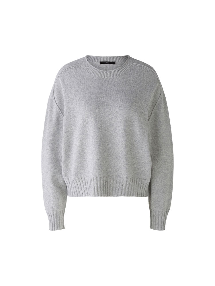 Oui Jumper Light Grey