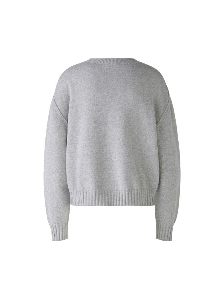 Oui Jumper Light Grey