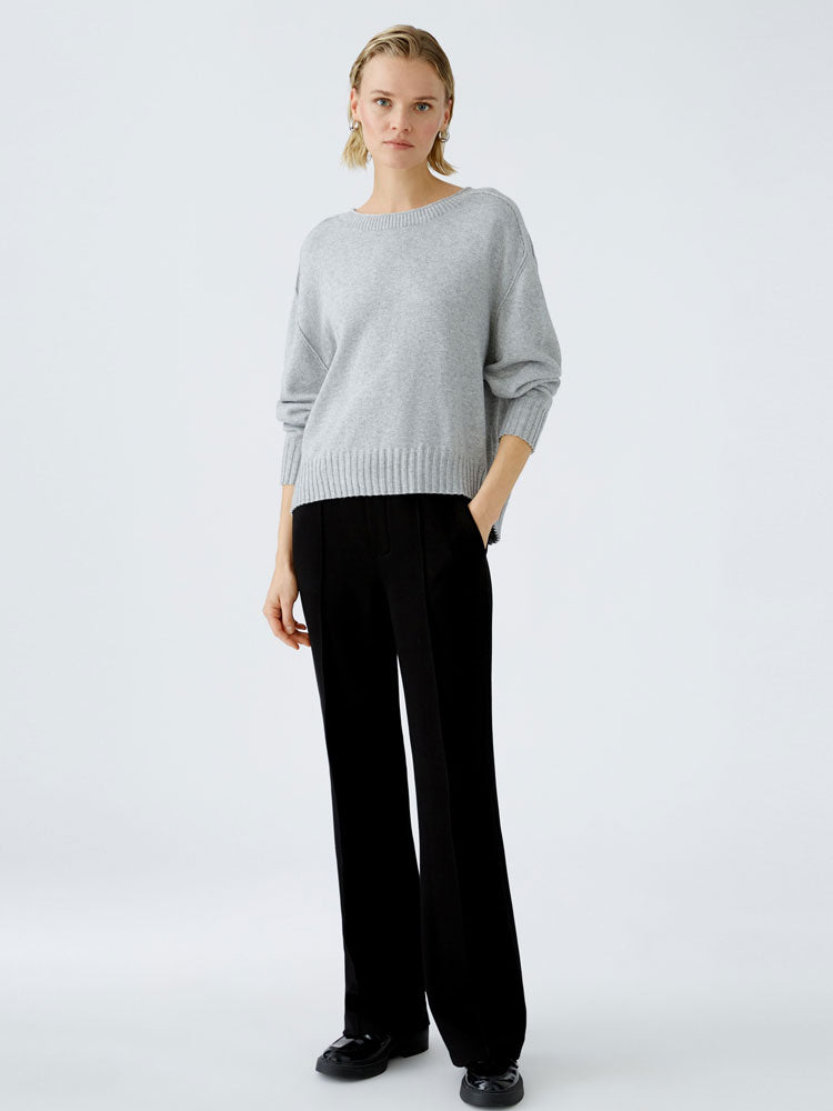 Oui Jumper Light Grey