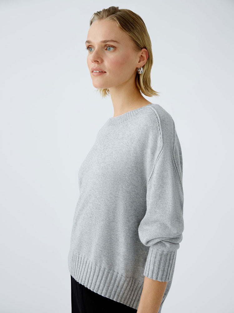 Oui Jumper Light Grey