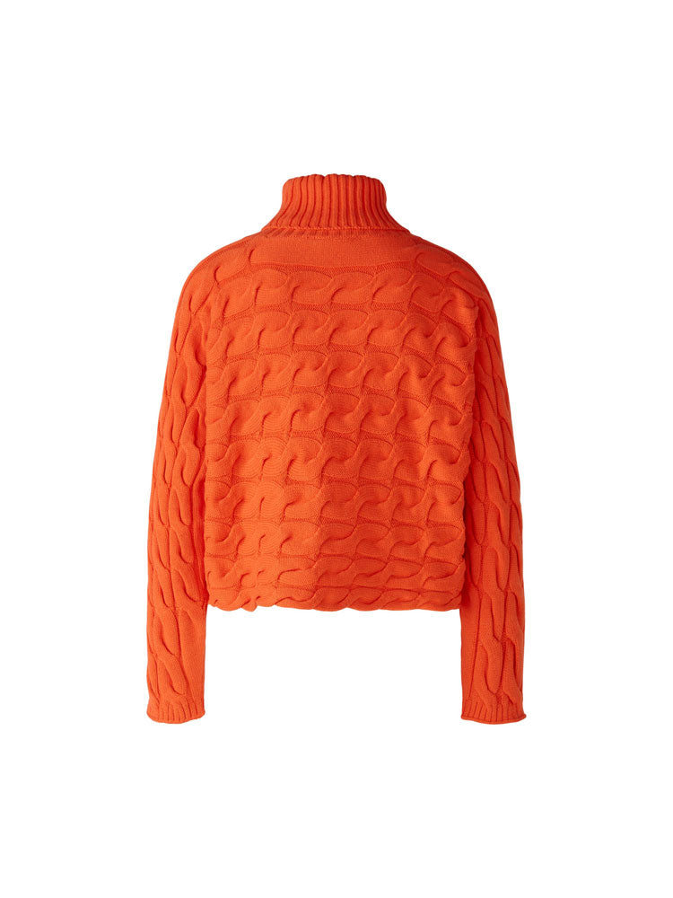 Oui Turtleneck Jumper Cherry Tomato