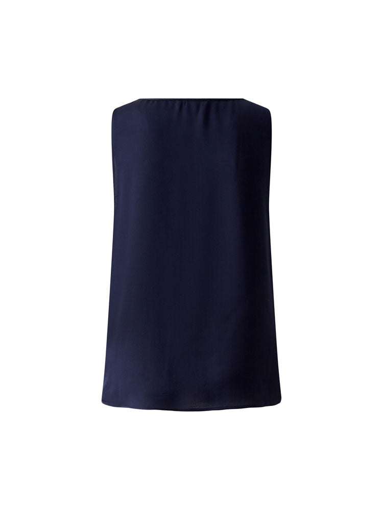 Oui Sleeveless Top Dark Blue