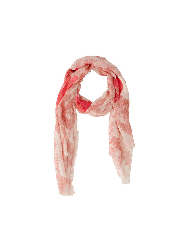 Oui Scarf Rose Red