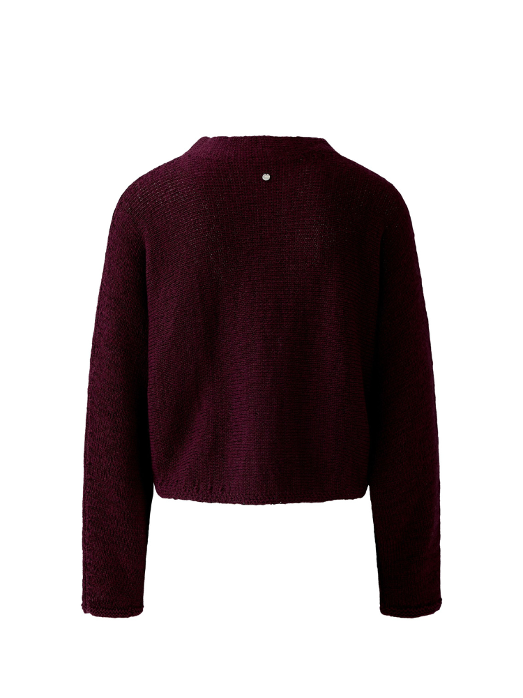 Oui Cotton Blend Jumper Bramble Berry