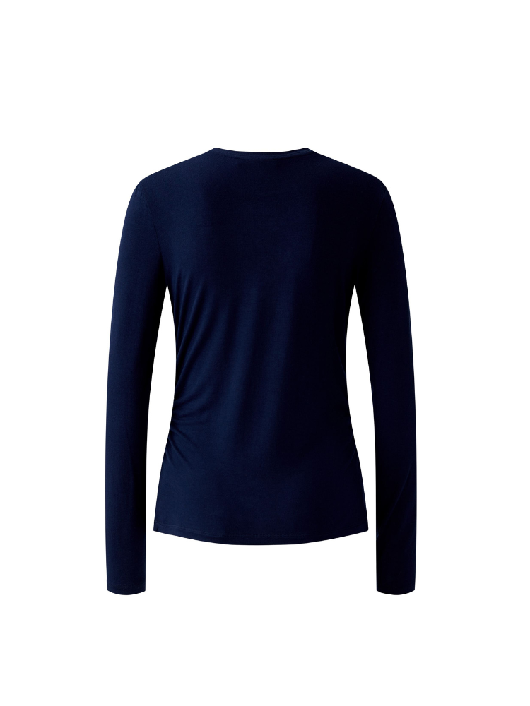 Oui Long Sleeve T-Shirt Navy