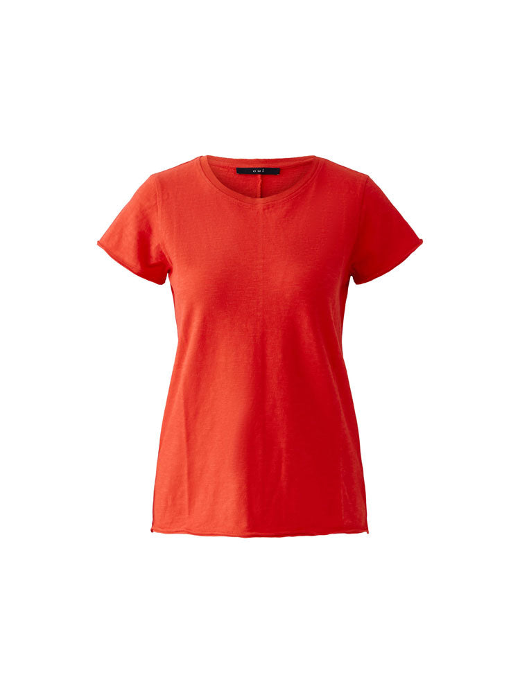 Oui T-Shirt Lipstick Red