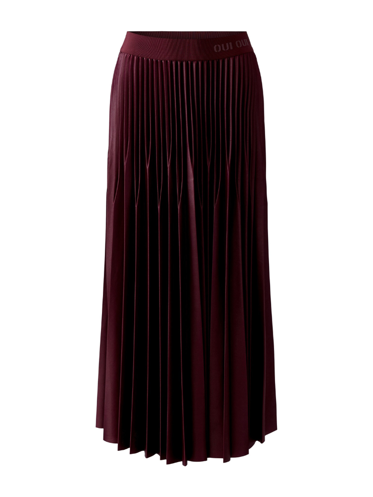 Oui Pleated Skirt Bramble Berry