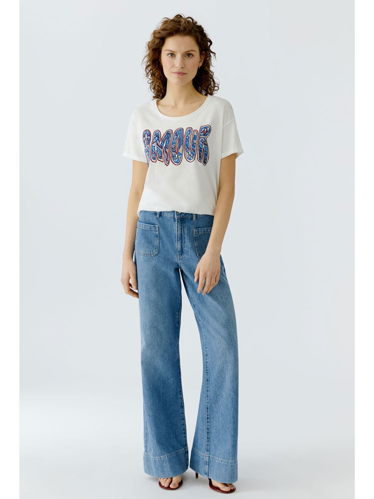 Oui T-Shirt Cloud Dancer