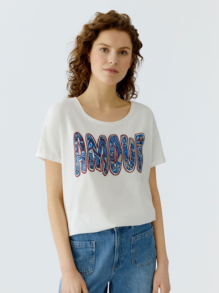 Oui T-Shirt Cloud Dancer