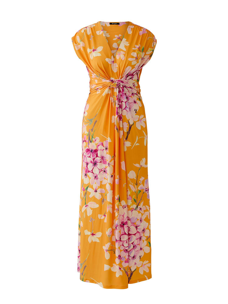 Miss Lagotte Printed Maxi Dress Orange