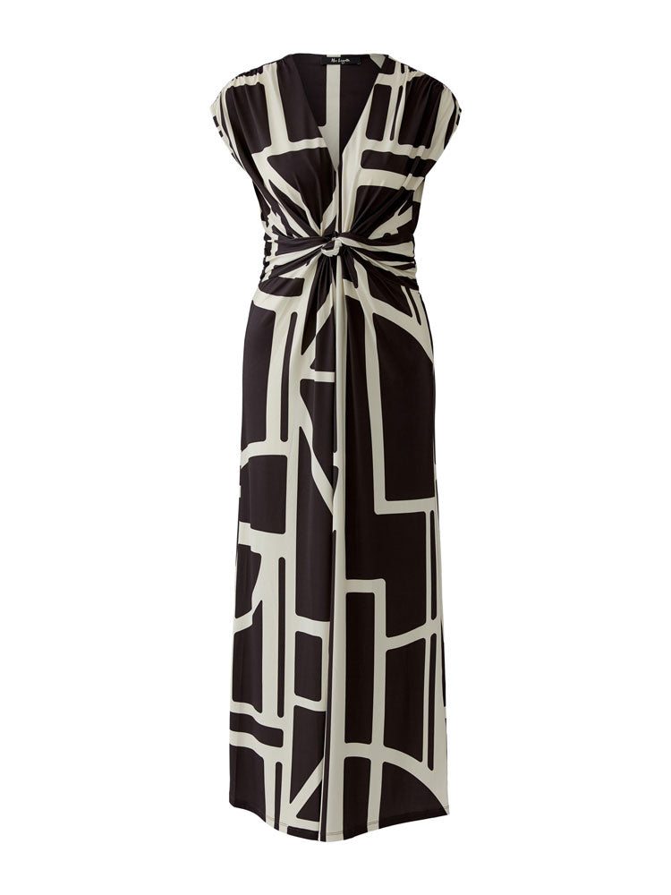 Miss Lagotte Printed Dress Brown