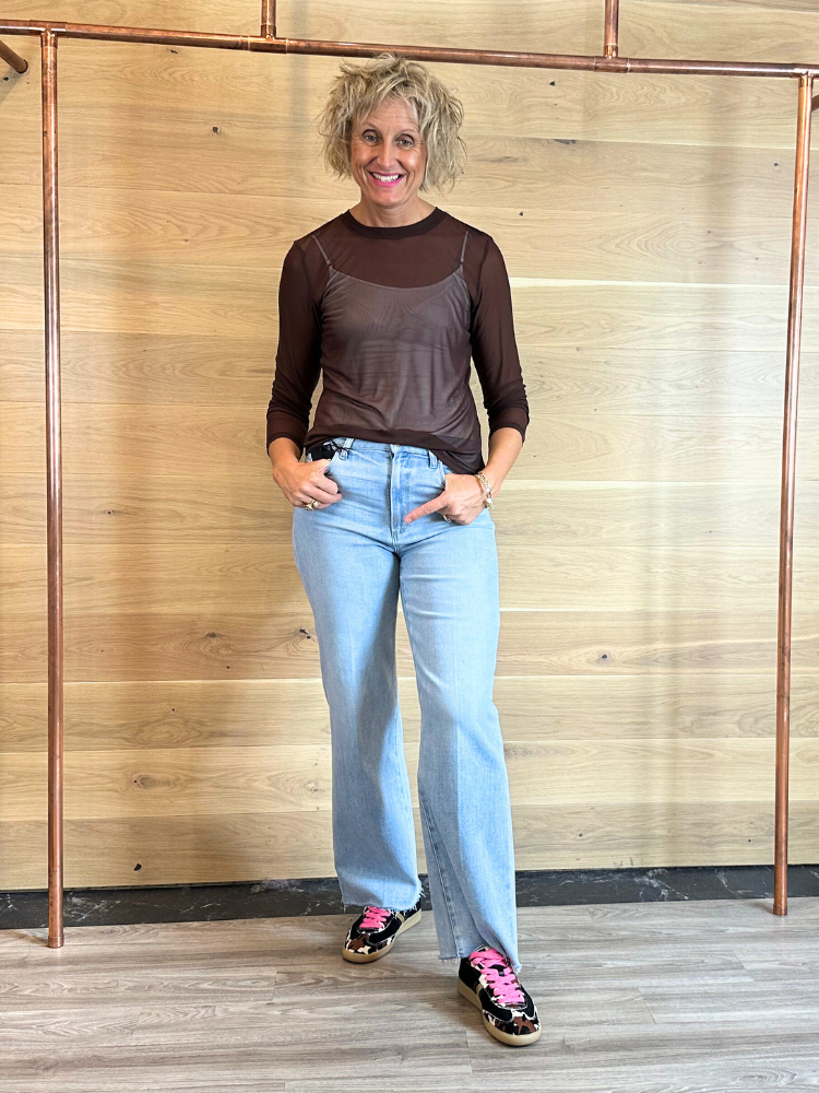 ACL Mesh Top Chocolate