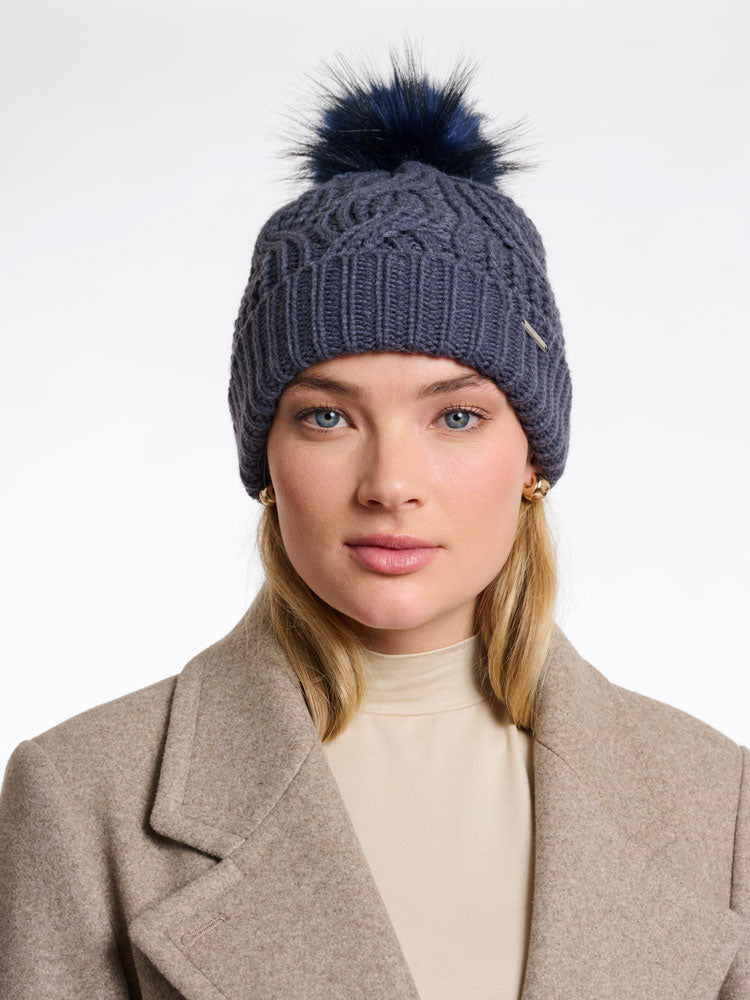 Rino &amp; Pelle Aaf Bobble Hat Night Grey