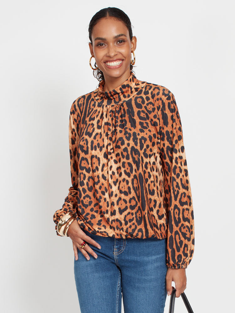 Onjenu Amber Top Leopard Print