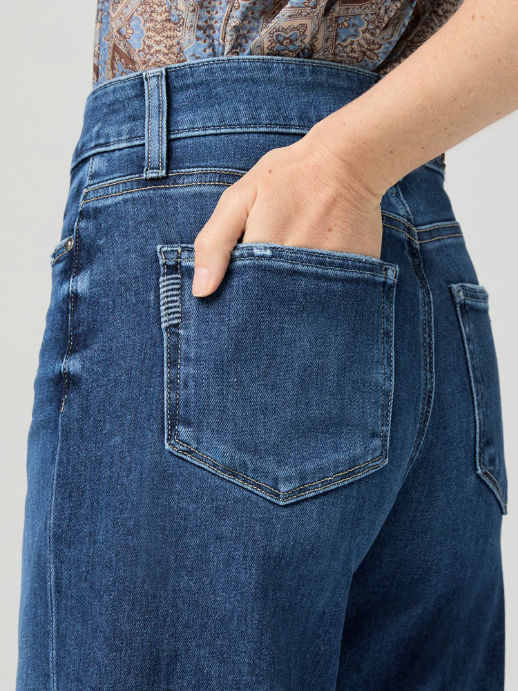 Paige Anessa 31&quot; Wide Leg Jean Dresden