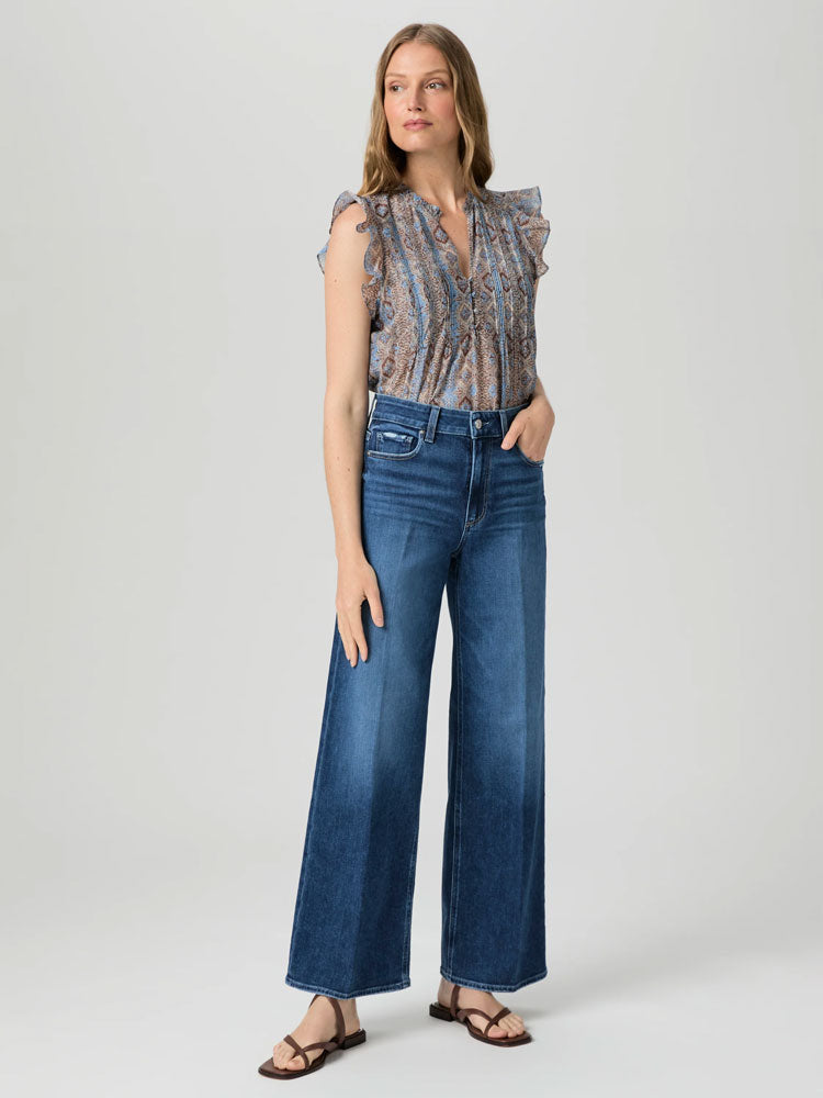 Paige Anessa 31&quot; Wide Leg Jean Dresden