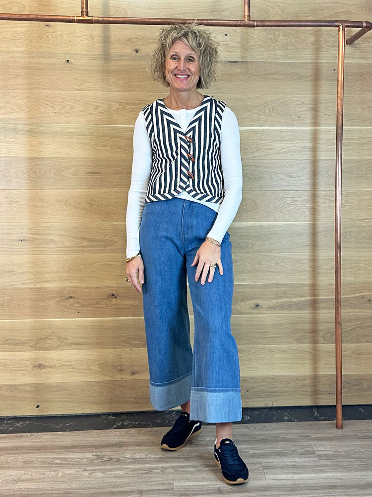 Atelier Rêve Irelise Waistcoat Sky Captain