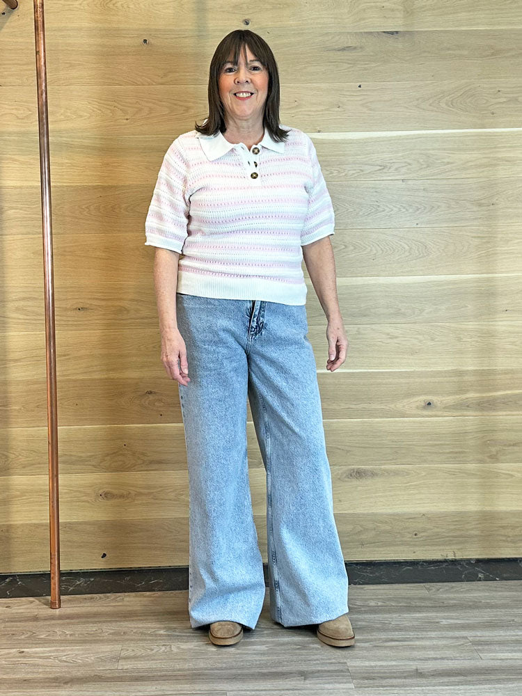 Pulz PzMelrose UHW Jeans Wide Leg