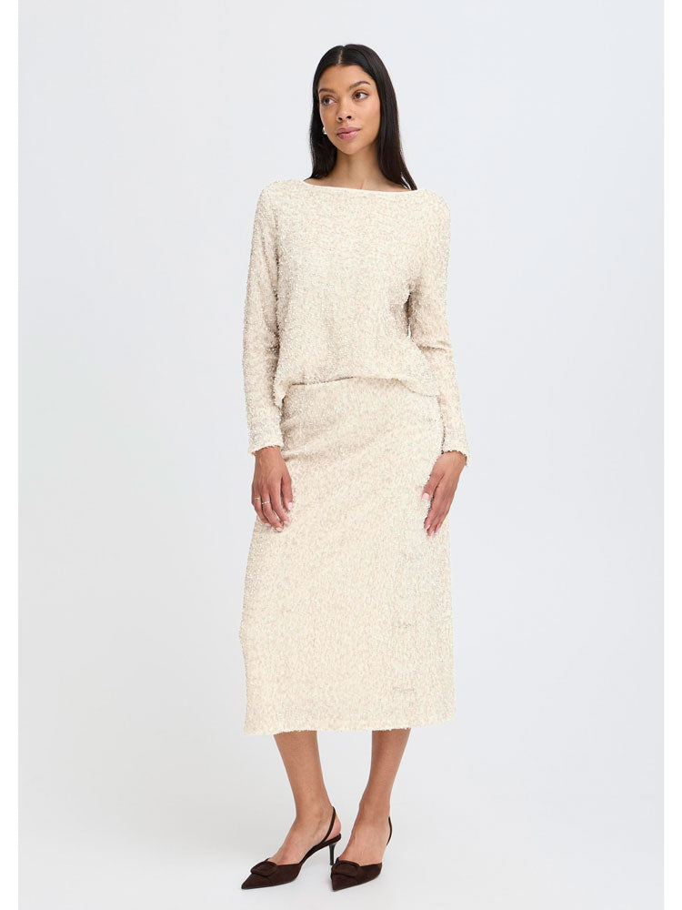 B Young ByPary Skirt Oatmeal