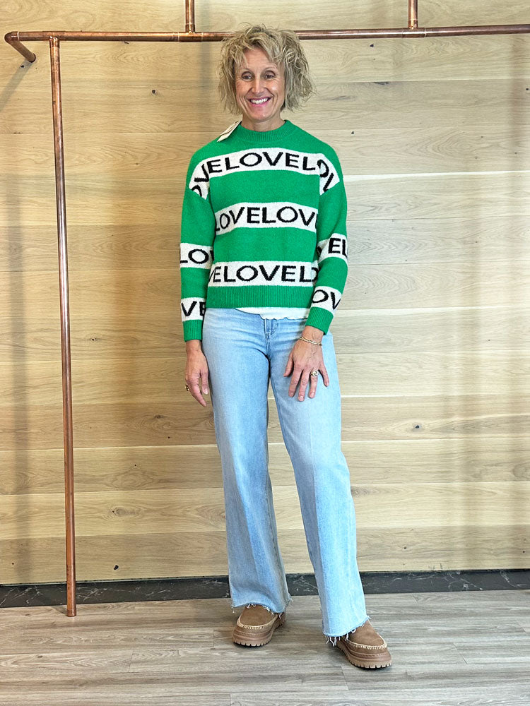 B Young By Omea Love Jumper Leprechaun