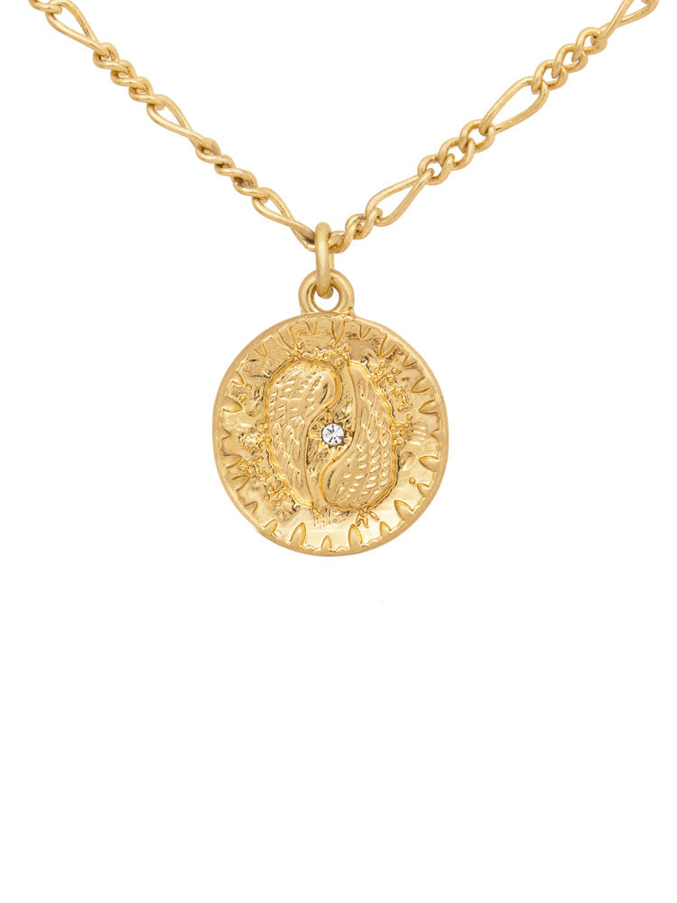 Bibi Bijoux Serenity Layered Charm Necklace Gold