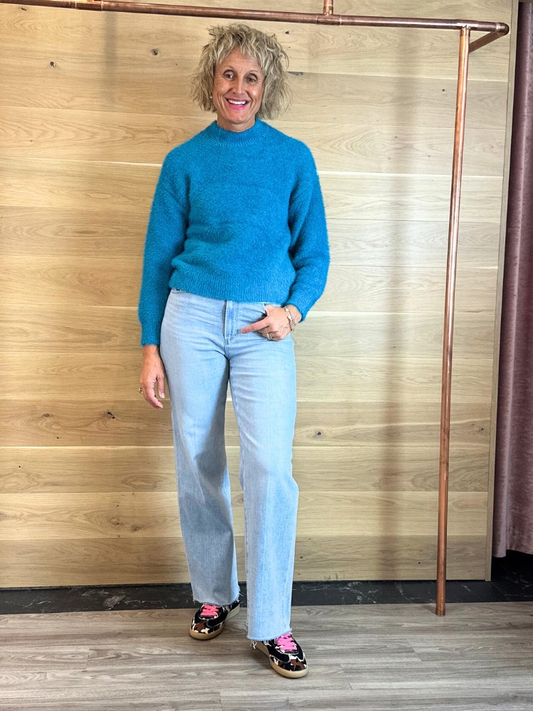 B Young ByOmsa Jumper Blue