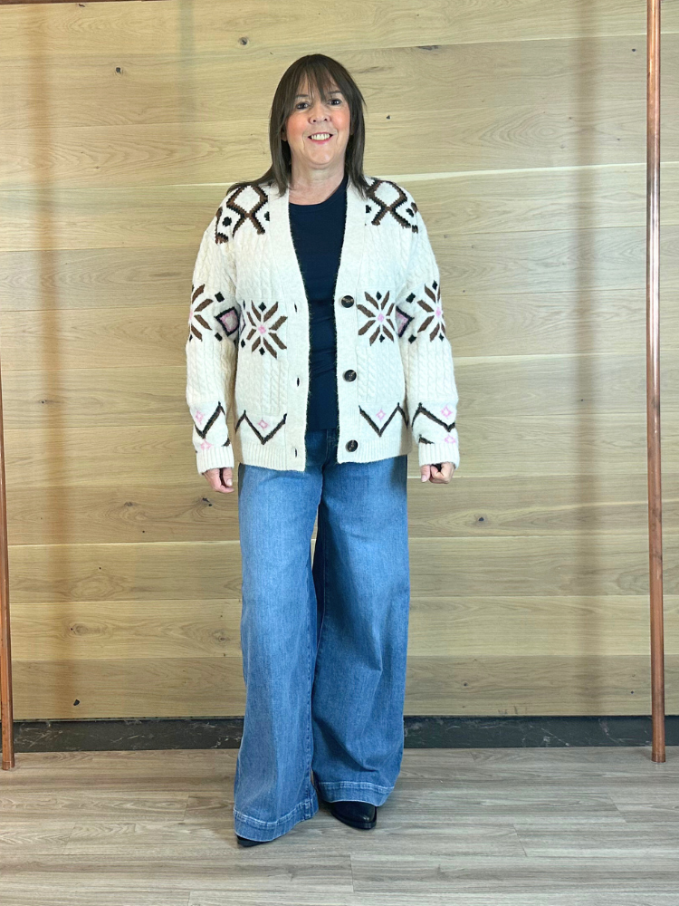 B Young ByMelpa Cardigan Birch