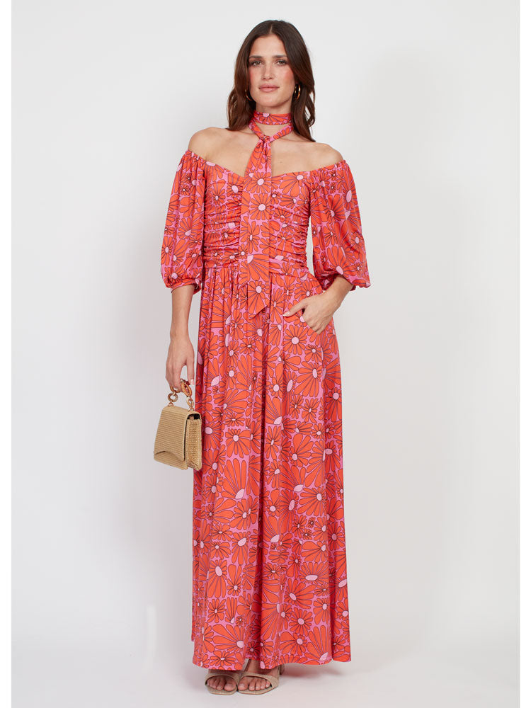 Onjenu Bardot Maxi Daisy Pink