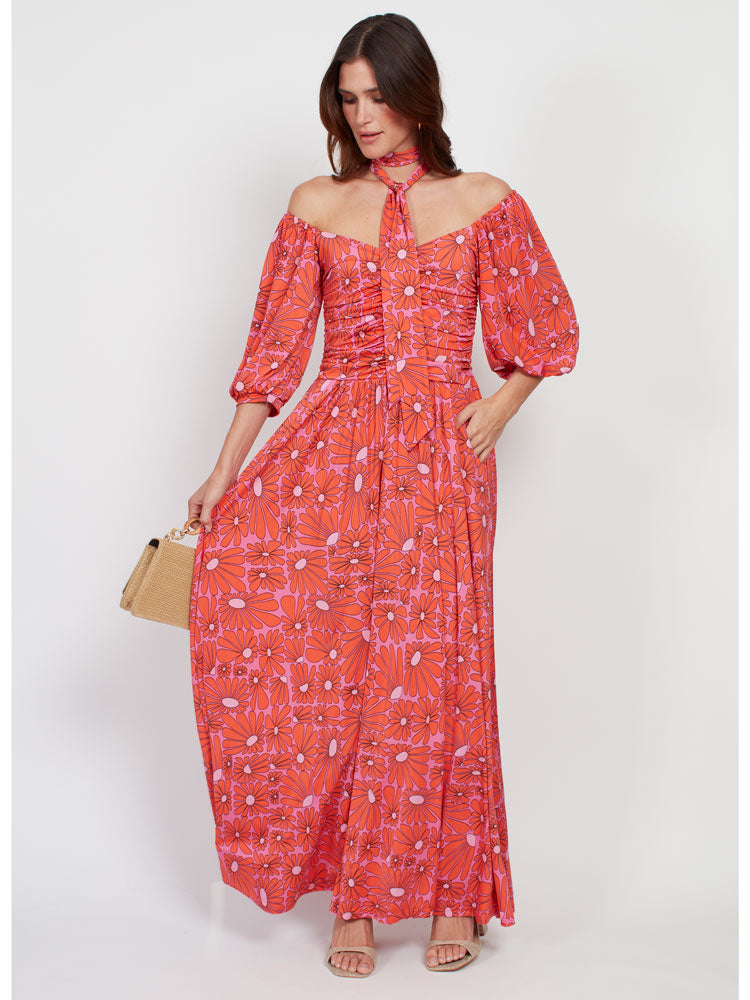 Onjenu Bardot Maxi Daisy Pink