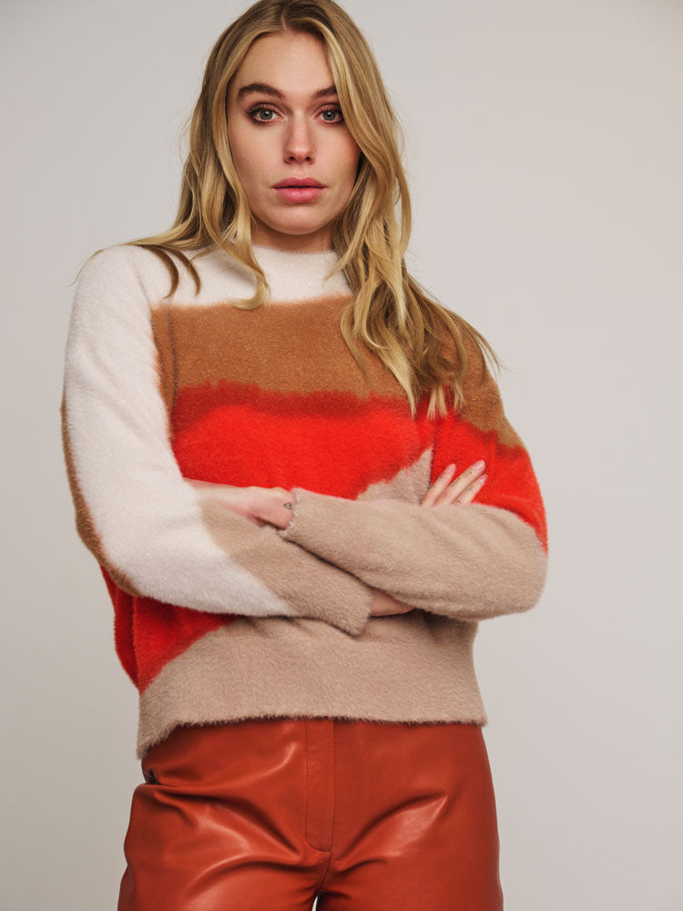 Rino &amp; Pelle Berdie Jumper Sand Watercolour