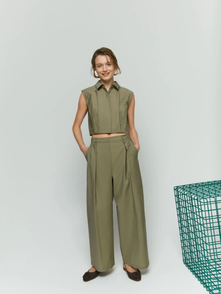 iBlues Bernini Trousers Khaki