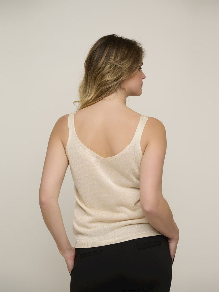 Rino &amp; Pelle Bous Knitted Camisole Birch