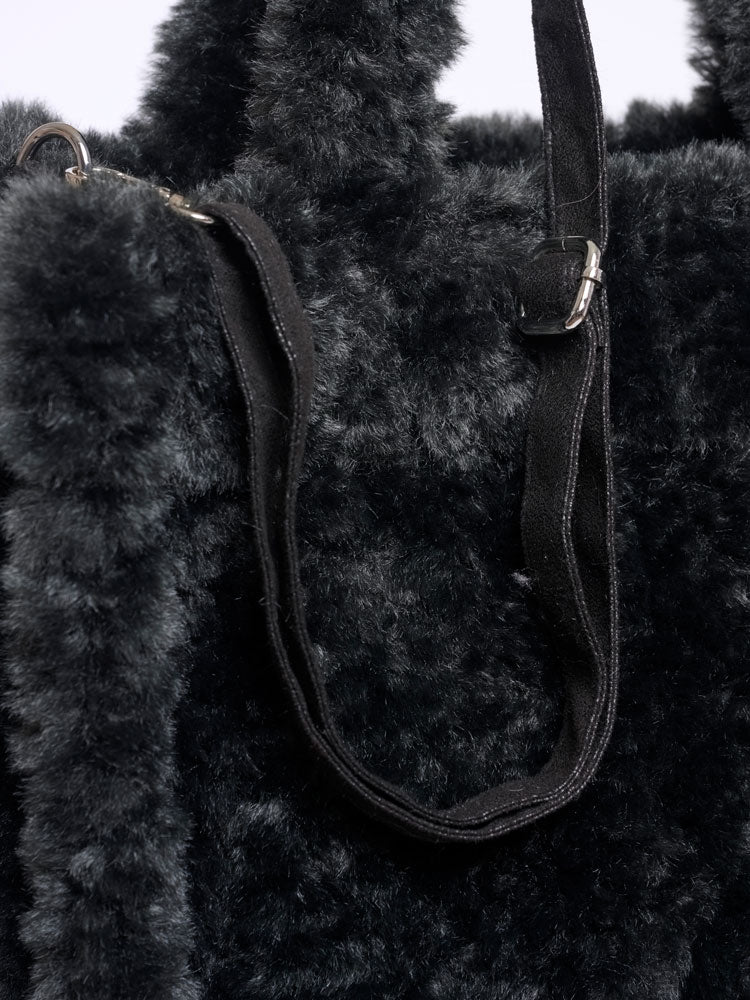 Rino & Pelle Brax Faux Fur Shopper Urban Teal